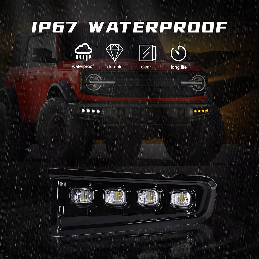 תמונה ממוזערת: פנסי DRL תואם מקור ל-FORD BRONCO 2021-2024