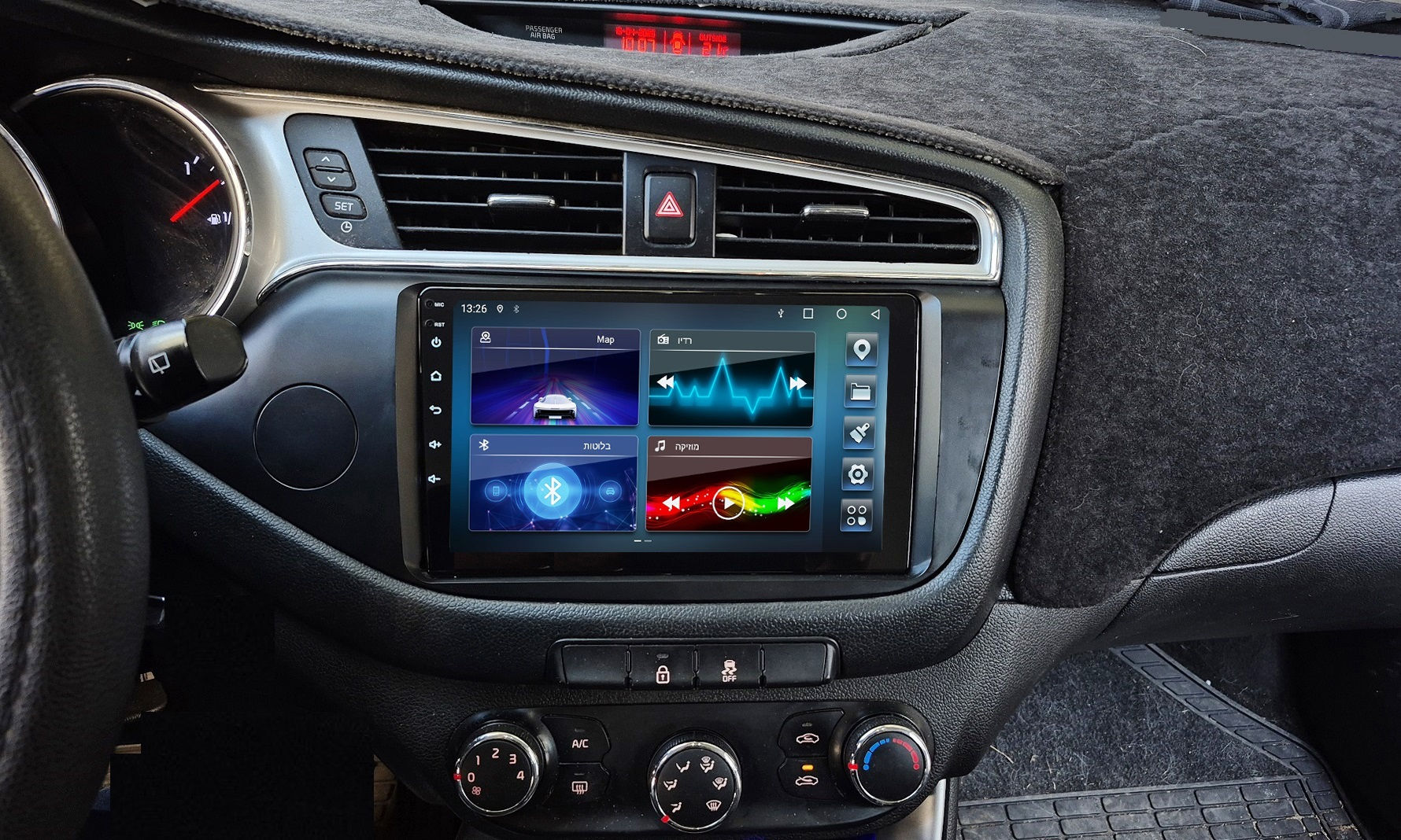 מערכת מולטימדיה תואם מקור מסך 9 אינץ KIA CEED 2012-2017 ANDROID 10