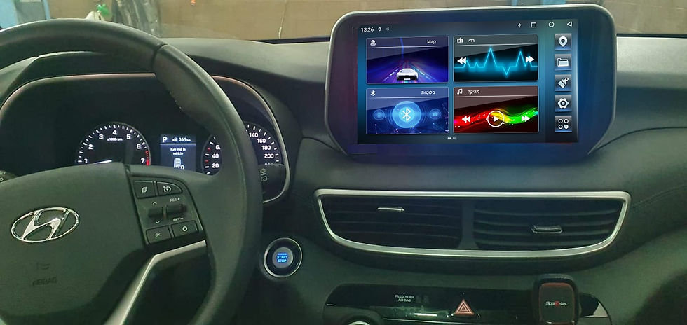 מערכת מולטימדיה תואם מקור HYUNDAI TUCSON 2018-2020 ANDROID 10 מסך 9 אינץ
