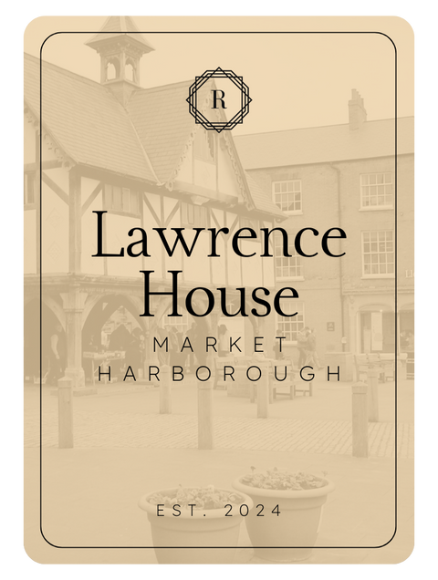 Vintage-style mockup showing Market Harborough, the location of Reformer Studio.