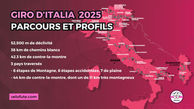 Giro 2025 🇮🇹 - Le parcours détaillé et le profil des 21 étapes de la 108e édition !