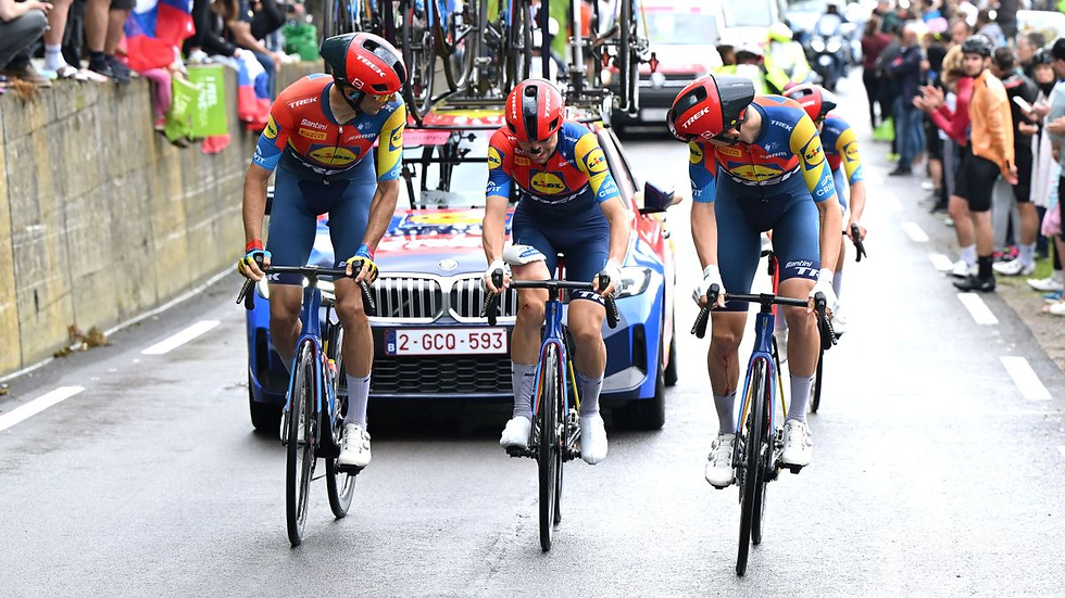 Ciccone attendu par ses équipiers sur le Giro 2025 après sa chute