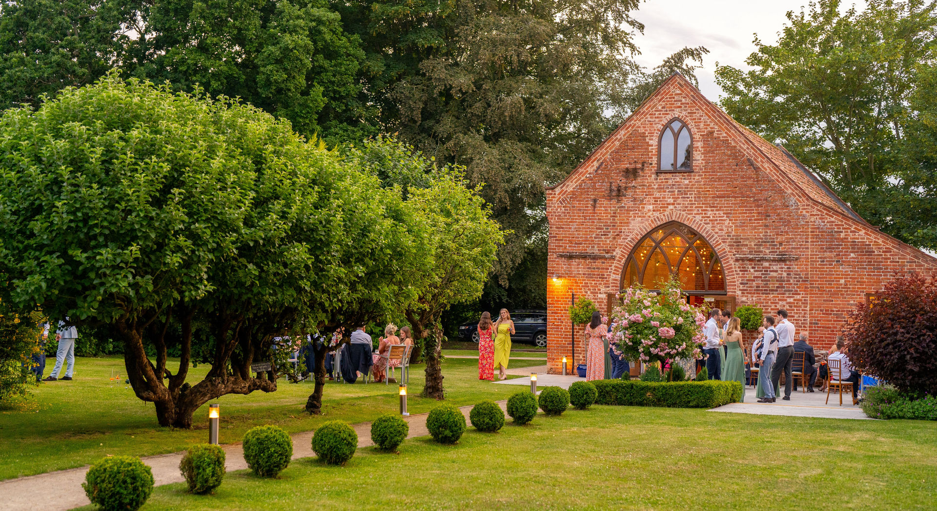 The Reading Room as the sun goes down