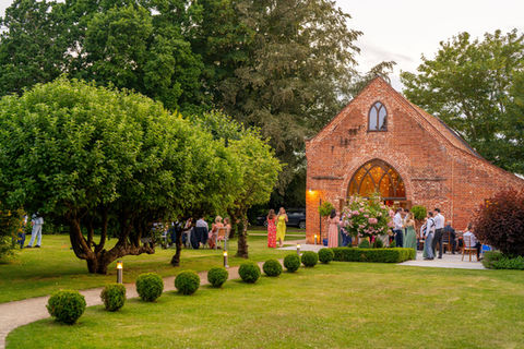 Gardens  at dusk