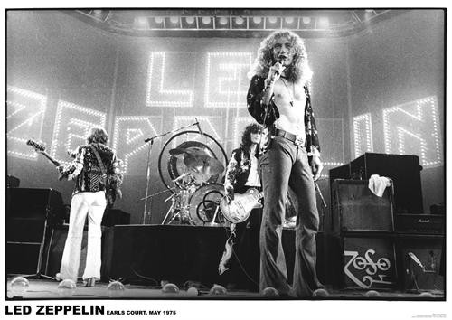 LED ZEPPELIN ライブポスター LED ZEPPELIN LIVE IN 1975 POSTER! | what goes on wildwoo