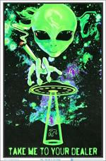 TAKEME TO YOUR DEALER BLACKLIGHT POSTER