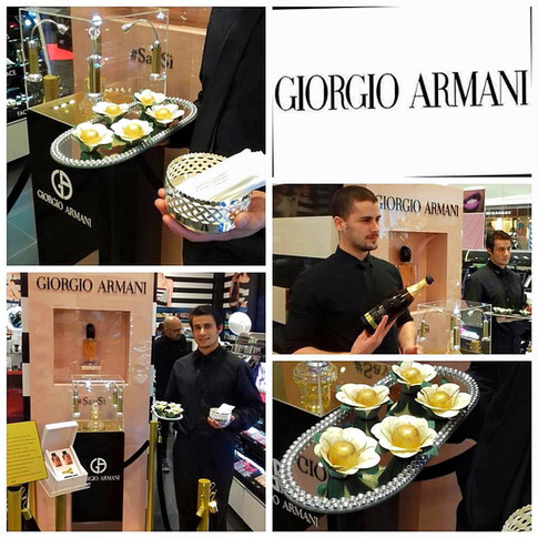 Coquetel para Giorgio Armani