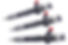 three New injector for the diesel engine on a white background. Spare parts for the car. S