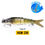 Thumbnail: VTAVTA Sinking Wobblers Fishing Lures - Jointed Crankbait Swimbait, 8 Segment