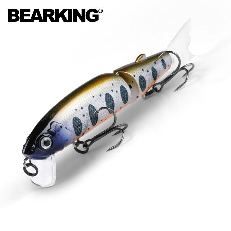 Thumbnail: Bearking 11.3cm 13.7g Professional Jointed Fishing Lure with Black or White Hook