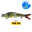 Thumbnail: VTAVTA Sinking Wobblers Fishing Lures - Jointed Crankbait Swimbait, 8 Segment