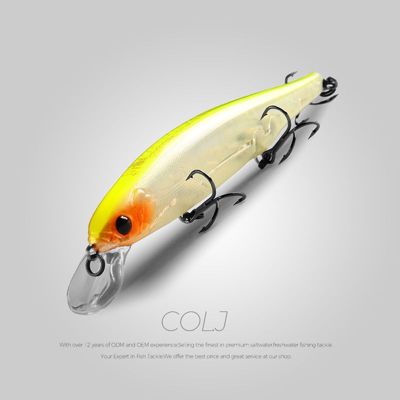 Thumbnail: BEARKING Riprizer 110 Jerking Bait: 11cm, 15g Artificial Fishing Lures