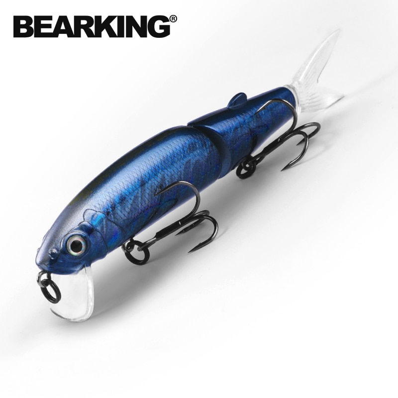 Thumbnail: Bearking 11.3cm 13.7g Professional Jointed Fishing Lure with Black or White Hook