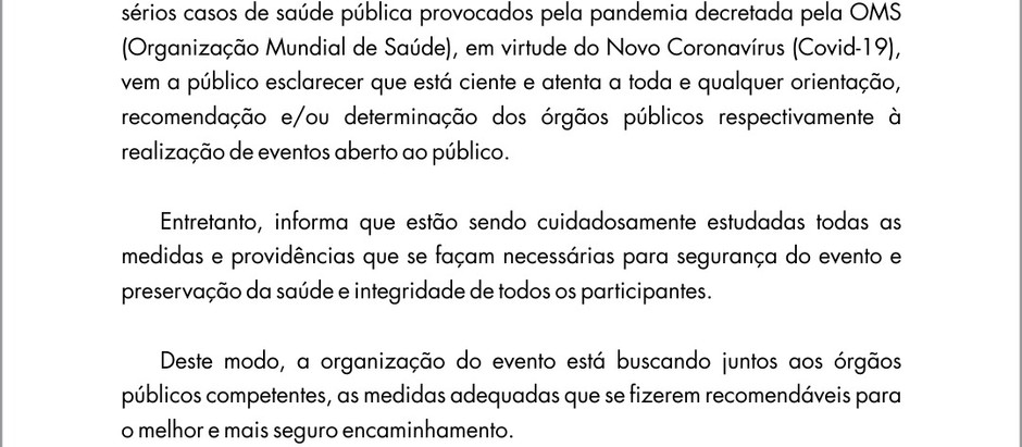 Informativo Meia Maratona do Descobrimento em Porto Seguro