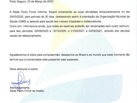 Comunicado Rede Porto Firme