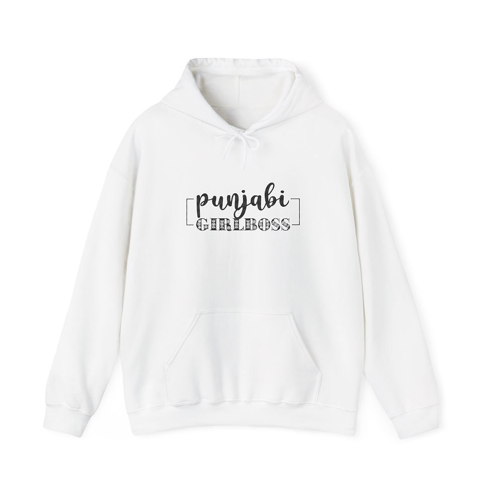 Punjabi Girl Boss Hoodie - Comfortable Sweatshirt for Empowering Women