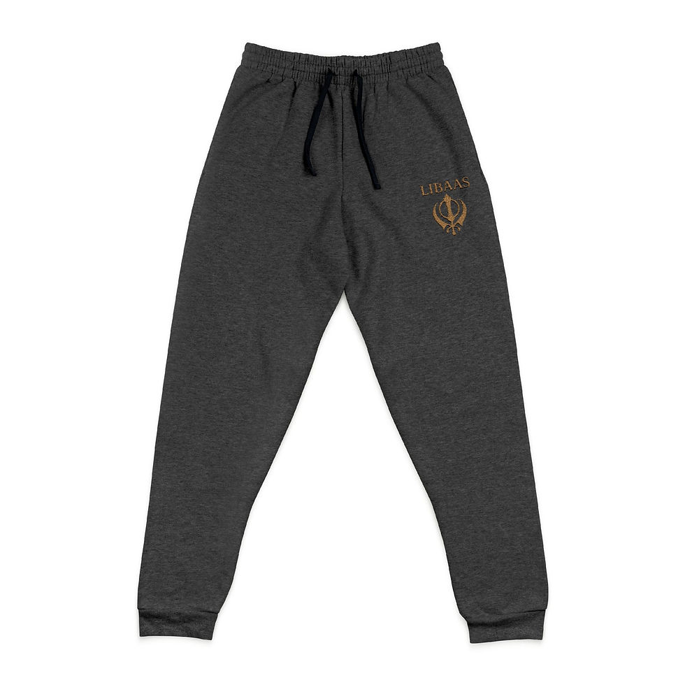 Embroidered Unisex Joggers