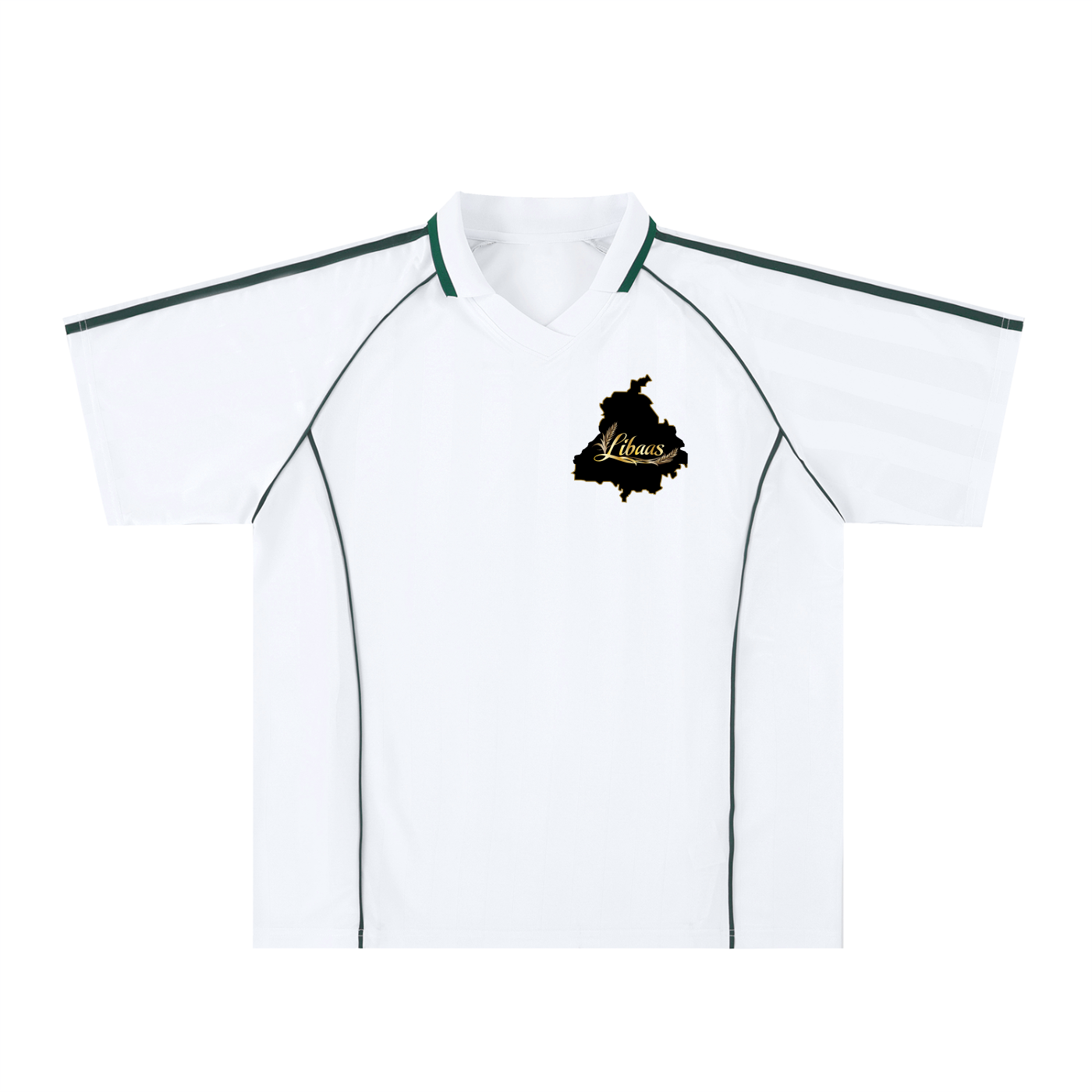 Libaas Shadow Stripe Collared Jersey