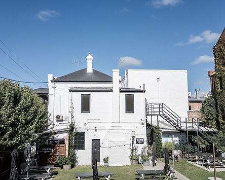 Freshly painted exterior and new fence at The Victoria Hotel Bathurst