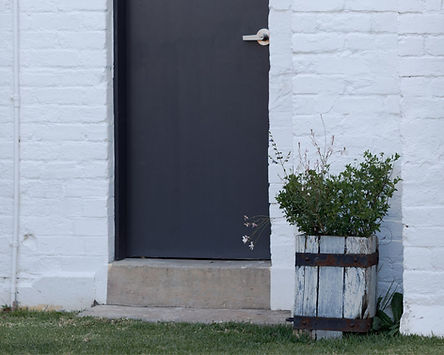 Painted heritage door detail at The Victoria Hotel Bathurst