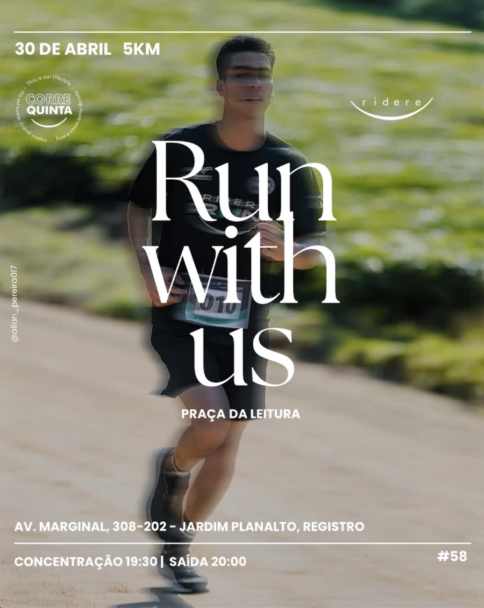 Edição 58 – “Run with us”