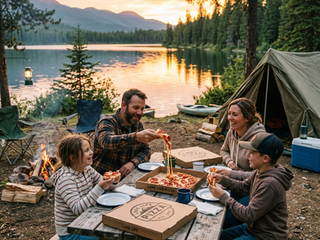 🌲 Campfire Nights & Pizza Bites: A Shuswap Summer Tradition