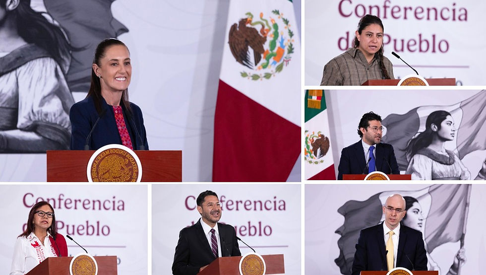La Presidenta de México, Claudia Sheinbaum Pardo, encabeza la presentación del avance financiero de los apoyos sociales que se entregan de forma directa a la población durante 2026.