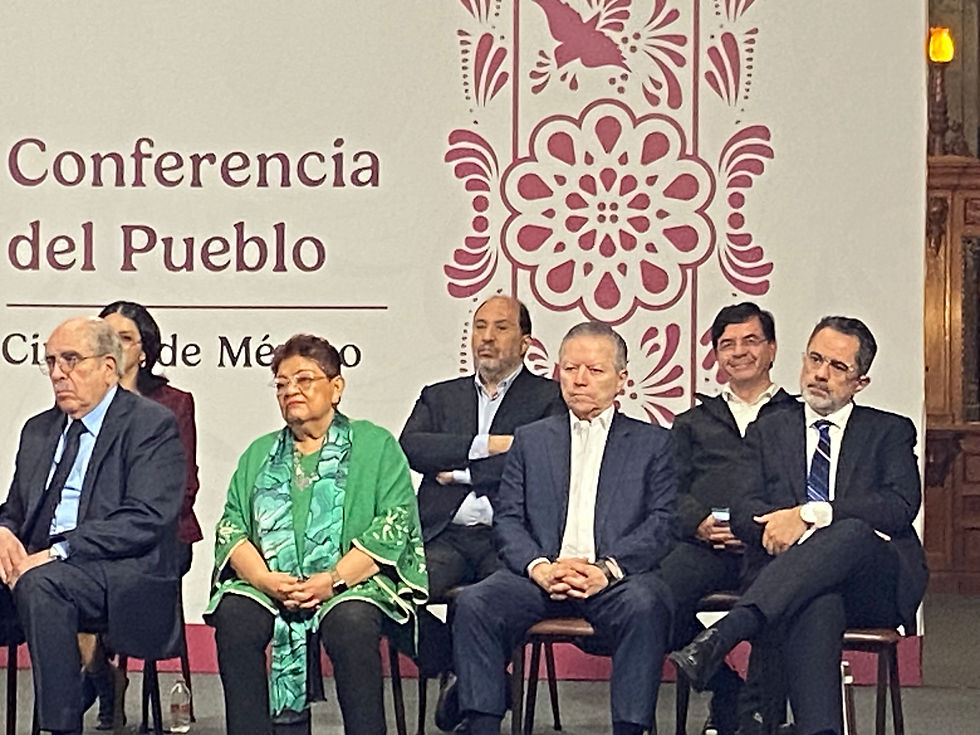 integrantes de la Comisión Presidencial para la Reforma Electoral