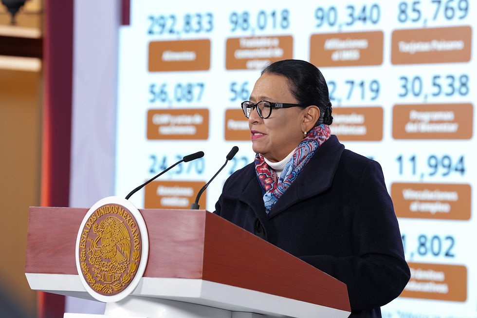 Rosa Icela Rodríguez, secretaria de Gobernación