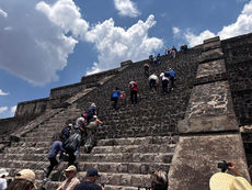 El operativo de vigilancia permanente en la Calzada de los Muertos asegura que Teotihuacan reanudó actividades bajo los más altos estándares de protección patrimoni