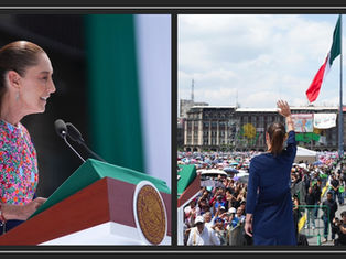 La titular del Ejecutivo Federal presenta el informe del Gobierno de México ante la ciudadanía en el Zócalo capitalino.