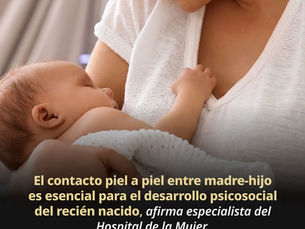 Beneficios del contacto piel a piel madre e hijo para la salud y el desarrollo emocional del recién nacido
