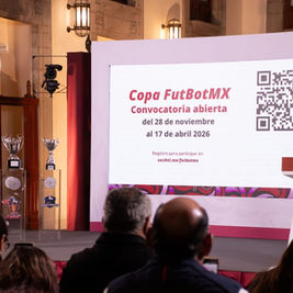 La Copa FutBotMX será un espacio para que jóvenes programadores demuestren su talento en el Instituto Politécnico Nacional.