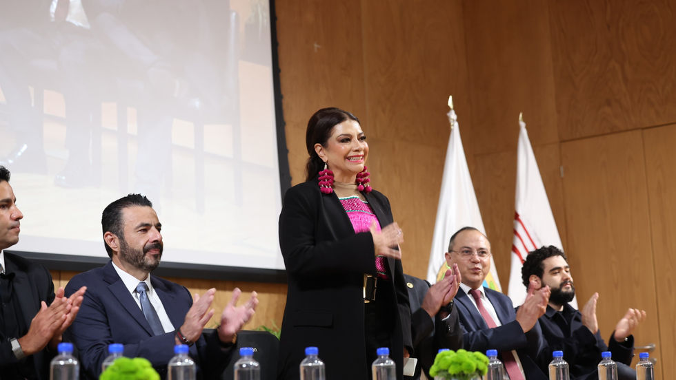 Representantes del Ejecutivo local, la Auditoría Superior de la Federación, la Auditoría Superior de la Ciudad de México y del Congreso de la Unión durante el inicio protocolario de las revisiones presupuestales a las demarcaciones territoriales.