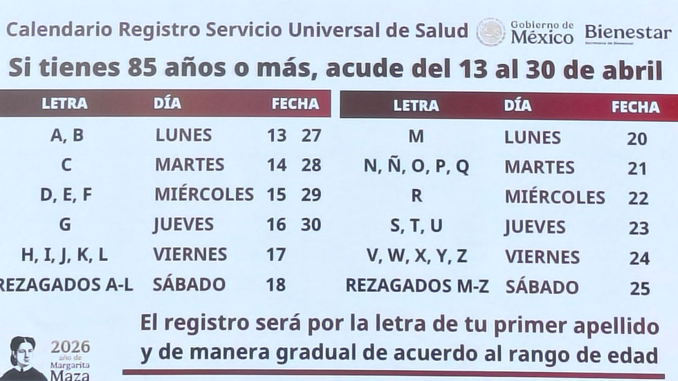 Servidores de la Nación orientan a adultos mayores sobre los requisitos para obtener la nueva identificación de salud.