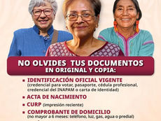 Inicia el 1º de agosto la inscripción para las mujeres de 60 a 62 años, 60, 61 y 62 de la Pensión Mujeres Bienestar