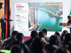 secretario de Infraestructura Comunicaciones y Transportes expone avances de los proyectos prioritarios