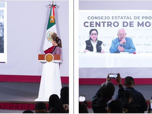 Autoridades federales y estatales evalúan los daños materiales provocados por el ciclón tropical en los municipios afectados de Baja California Sur.