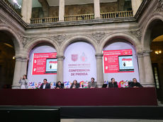 presentación de la Tarjeta de Movilidad Virtual y el servicio de Locatel en Lengua de Señas Mexicana