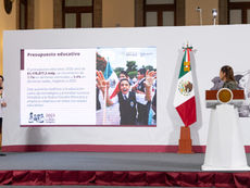 secretario de Educación, Mario Delgado, informó en la Mañanera del incremento histórico en educación para el 2026