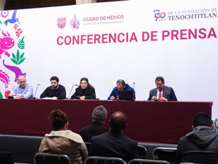 La Jefa de Gobierno de la Ciudad de México en en la presentación del paquete presupuestal para el ejercicio 2026
