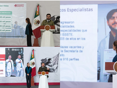 Médicos residentes y especialistas firman sus bases definitivas para integrarse a los hospitales públicos del país.
