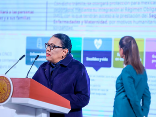 Estrategia efectiva de recepción “México te abraza” y tarjeta Bienestar Paisano, para mexicanos deportados de Estados Unidos: Sheinbaum