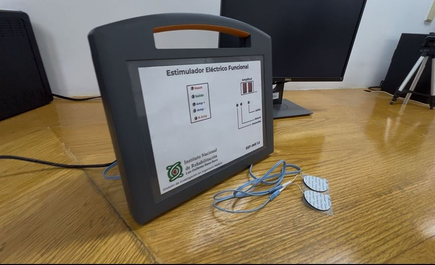 El Instituto Nacional de Rehabilitación Luis Guillermo Ibarra Ibarra (INRLGII)conseguido la patente para un innovador estimulador neuromuscular