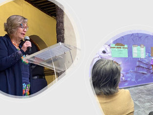 Personal médico de la Secretaría de Salud Pública de la Ciudad de México realiza valoraciones de salud y talleres preventivos a personas adultas mayores en las Casas de Salud ubicadas en las UTOPÍAS capitalinas.