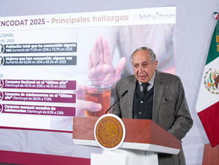 El Secretario de Salud, David Kershenobich Stalnikowitz, presenta la ENCODAT 2025, resaltando la necesidad de priorizar la salud mental y combatir el uso de vapeadores en jóvenes