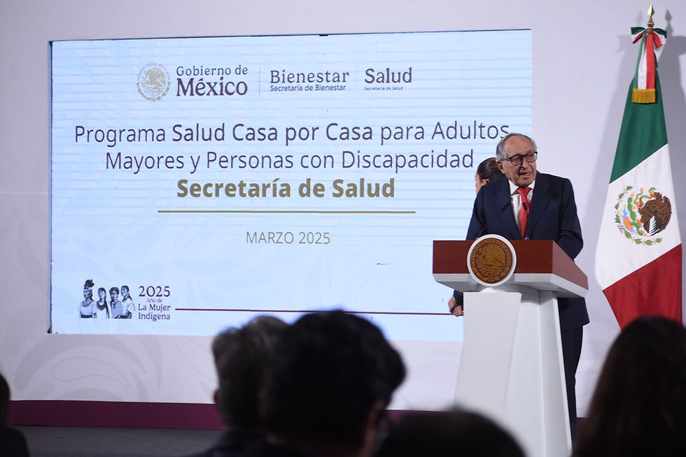 CLAUDIA SHEINBAUM PARDO PRSIDENTA DE MÉXICO, DAVIDA KERSHENOBICH STALNIKOWITZ SECRETARIO DE SALUD PROGRAMA SALUD CASA POR CASA