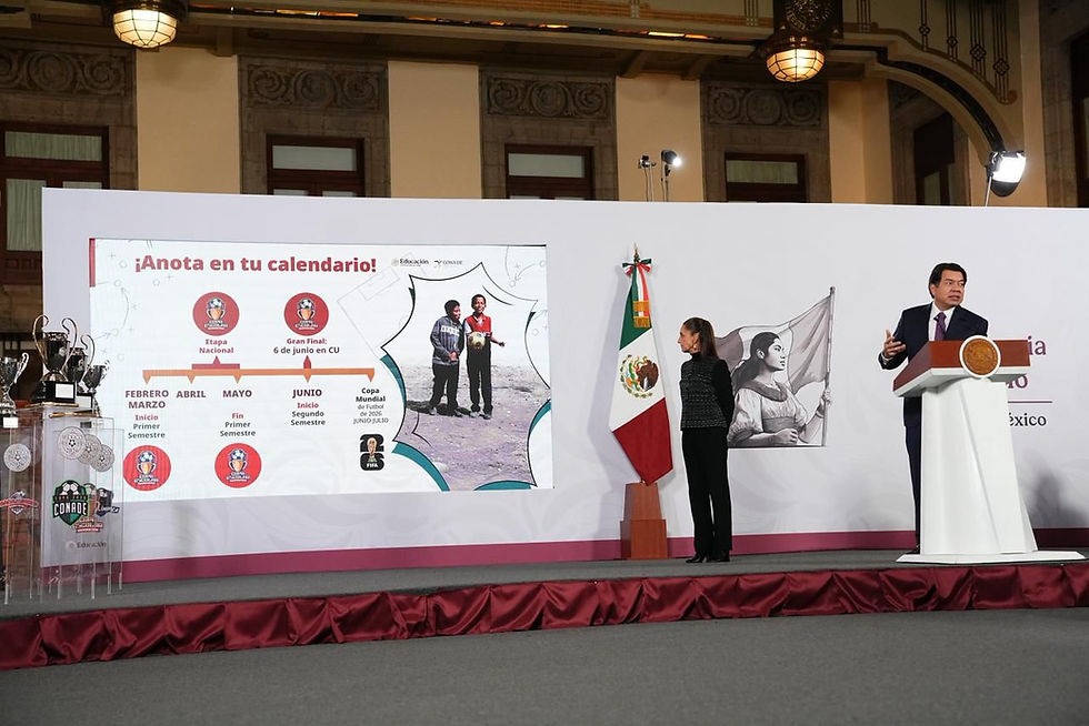 Estudiantes de todo el país participarán en la Copa Nacional Escolar buscando un lugar en la final del Estadio Olímpico Universitario.