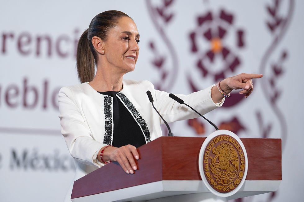 presidenta Sheinbaum en la mañanera del pueblo