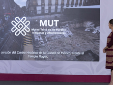 Fachada del nuevo Museo Textil de los Pueblos Indígenas y Afromexicanos, ubicado en el Centro Histórico de la Ciudad de México, el cual forma parte de la oferta cultural que ha recibido a millones de visitantes.